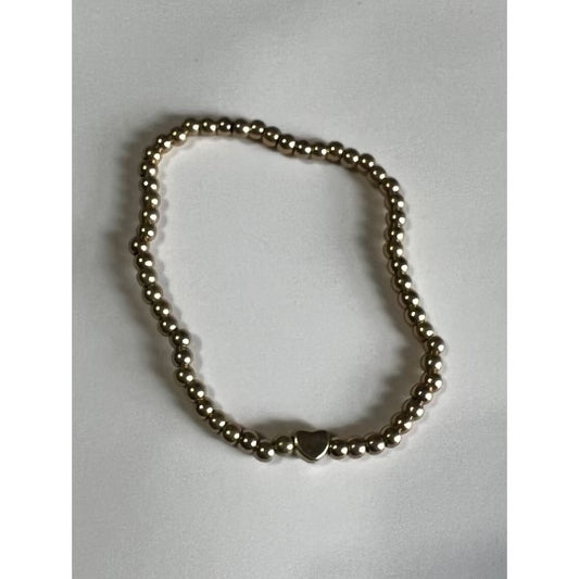 Goldtone Heart Bracelet