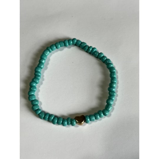 Turquoise Heart Bracelet