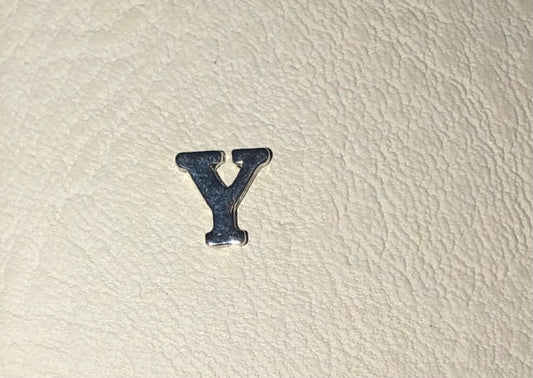 Y Floating Charm Letter