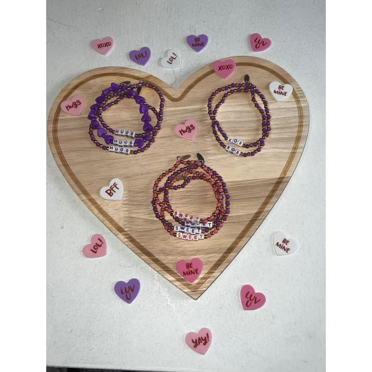 XOX Purple Bracelet