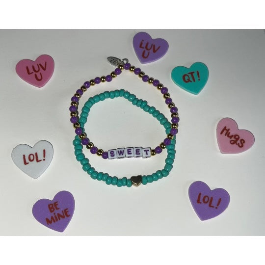 Turquoise Heart Bracelet